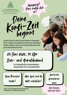 Konfi Anmeldung