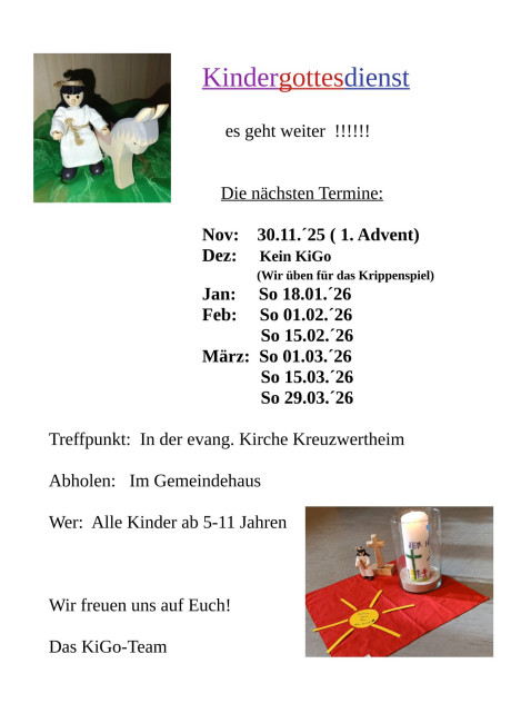 Kigo Januar bis März 2026