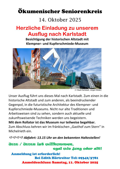 Ausflug Karlstadt