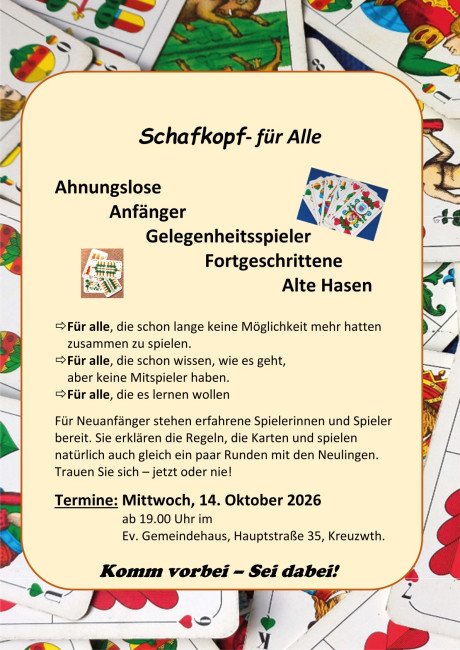 Schafkopf Oktober
